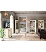Книжный шкаф Palazzo Ducale Prama Bakokko 71BO16 bianco цвет белый длина 103 см Книжный шкаф Palazzo Ducale Prama Bakokko 71BO16 bianco цвет белый длина 103 см