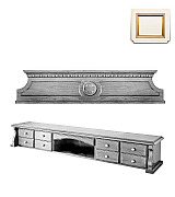Карниз для комода Palazzo Ducale Prama Bakokko 71BO10 bianco цвет белый Карниз для комода Palazzo Ducale Prama Bakokko 71BO10 bianco цвет белый