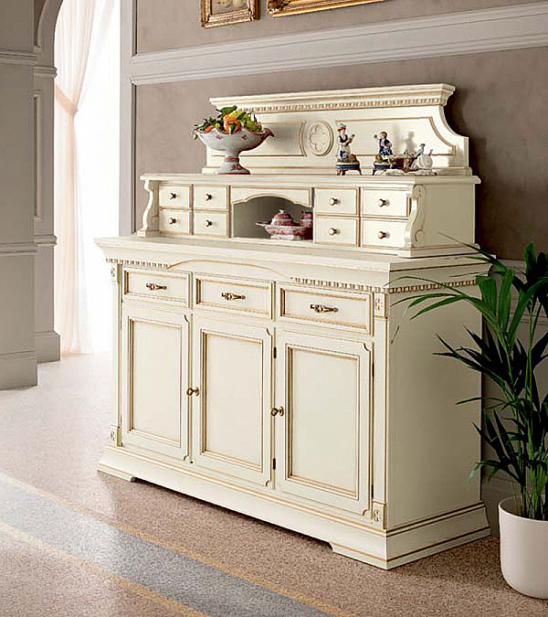 Комод 3-х дверный Palazzo Ducale Prama Bakokko 71BO05 bianco цвет белый