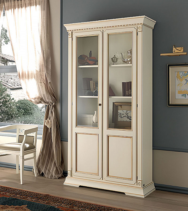 Книжный шкаф 2 дверный Palazzo Ducale Prama Bakokko 71BO02LB bianco цвет белый Книжный шкаф 2 дверный Palazzo Ducale Prama Bakokko 71BO02LB bianco цвет белый