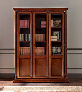 Книжный шкаф 3 дверный Palazzo Ducale Prama Bakokko 71CI03LB ciliegio цвет вишня Книжный шкаф 3 дверный Palazzo Ducale Prama Bakokko 71CI03LB ciliegio цвет вишня
