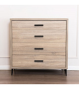 Комод Koala Beds Kubik 100 Roble/Antracita цвет дуб Комод Koala Beds Kubik 100 Roble/Antracita цвет дуб