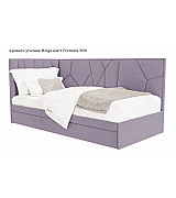Кровать угловая Helga Beautyson с выдвижным ящиком для белья 120 * 200 см