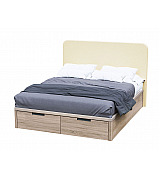 Кровать Koala Beds Drawer/Dreams 160 * 200 см цвет Roble Contorno/Beige Serie 2 Кровать Koala Beds Drawer/Dreams 160 * 200 см цвет Roble Contorno/Beige Serie 2