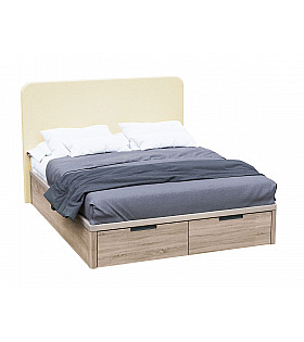Кровать Koala Beds Drawer/Dreams 160 * 200 см цвет Roble Contorno/Beige Serie 2 Кровать Koala Beds Drawer/Dreams 160 * 200 см цвет Roble Contorno/Beige Serie 2
