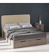 Кровать Koala Beds Drawer/Dreams 160 * 200 см цвет Roble Contorno/Beige Serie 2 Кровать Koala Beds Drawer/Dreams 160 * 200 см цвет Roble Contorno/Beige Serie 2