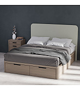 Кровать Koala Beds Drawer/Dreams 160 * 200 см цвет Roble Contorno/Ceniza Serie 2 Кровать Koala Beds Drawer/Dreams 160 * 200 см цвет Roble Contorno/Ceniza Serie 2