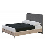 Кровать Koala Beds Nice/Dreams 160 * 200 см цвет Roble Contorno/Monolith 97 Serie 3 Кровать Koala Beds Nice/Dreams 160 * 200 см цвет Roble Contorno/Monolith 97 Serie 3