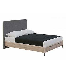 Кровать Koala Beds Nice/Dreams 160 * 200 см цвет Roble Contorno/Monolith 97 Serie 3 Кровать Koala Beds Nice/Dreams 160 * 200 см цвет Roble Contorno/Monolith 97 Serie 3