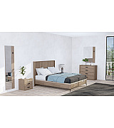 Кровать Koala Beds Nice/Kubik 160 * 200 см цвет Roble Contorno/Roble
