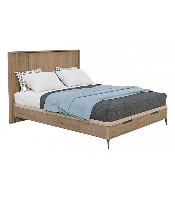 Кровать Koala Beds Nice/Kubik 160 * 200 см цвет Roble Contorno/Roble
