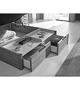 Кровать Koala Beds Drawer/Dreams 160 * 200 см цвет Roble Contorno/Beige Serie 2 Кровать Koala Beds Drawer/Dreams 160 * 200 см цвет Roble Contorno/Beige Serie 2