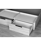Кровать Koala Beds Drawer/Dreams 160 * 200 см цвет Roble Contorno/Beige Serie 2 Кровать Koala Beds Drawer/Dreams 160 * 200 см цвет Roble Contorno/Beige Serie 2