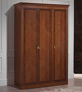 Шкаф 3-х дверный Panamar 875.003 цвет орех