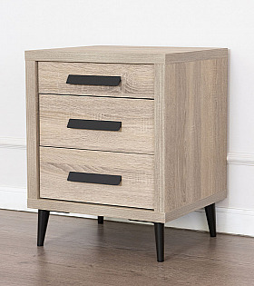 Тумба прикроватная Koala Beds Kubik 050 Roble/Antracita цвет дуб Тумба прикроватная Koala Beds Kubik 050 Roble/Antracita цвет дуб