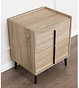 Тумба прикроватная Koala Beds Line 050 Roble/Antracita цвет дуб Тумба прикроватная Koala Beds Line 050 Roble/Antracita цвет дуб