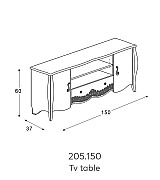 Тумба Panamar 205.150 цвет орех