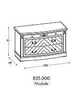 Тумба Panamar 835.000 цвет вишня