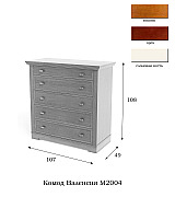 Комод Валенсия М2004 цвет орех Комод Валенсия М2004 цвет орех