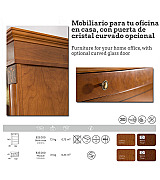 Книжный шкаф Panamar 825.000 + тумба Panamar 835.000 цвет орех, вишня Книжный шкаф Panamar 825.000 + тумба Panamar 835.000 цвет орех, вишня