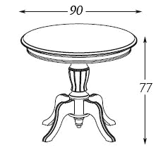 Размеры: стол Panamar 161.090