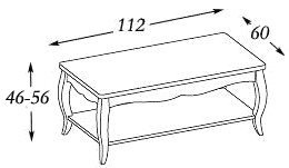Размеры: столик Panamar 624.112